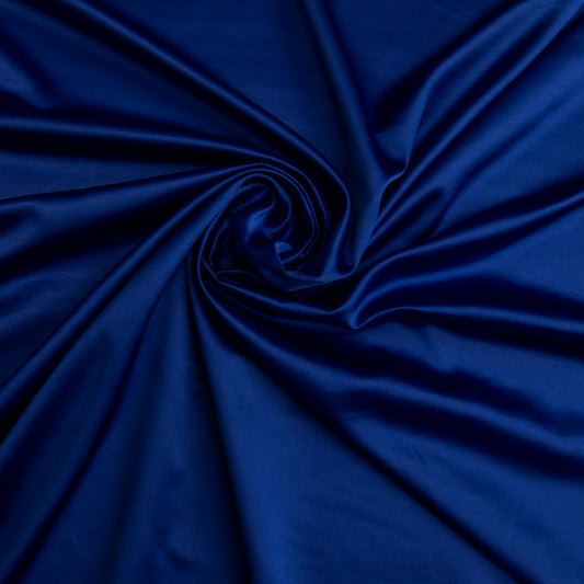 Cetim Toque De Seda Azul Bic