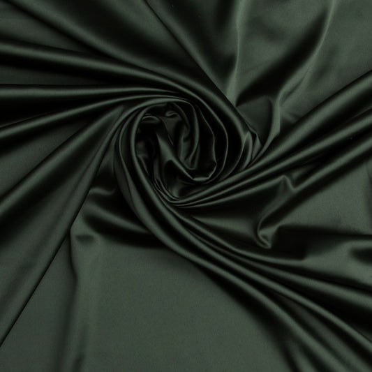 Cetim Toque De Seda Verde Musgo