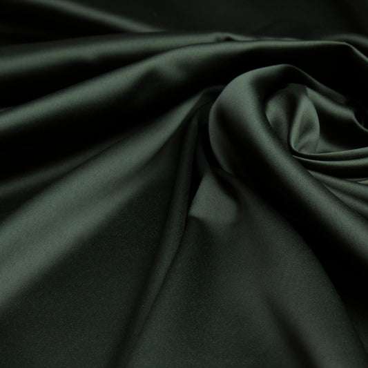 Cetim Toque De Seda Verde Musgo