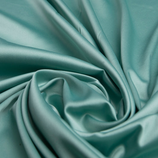 Cetim Toque De Seda Verde Bebê