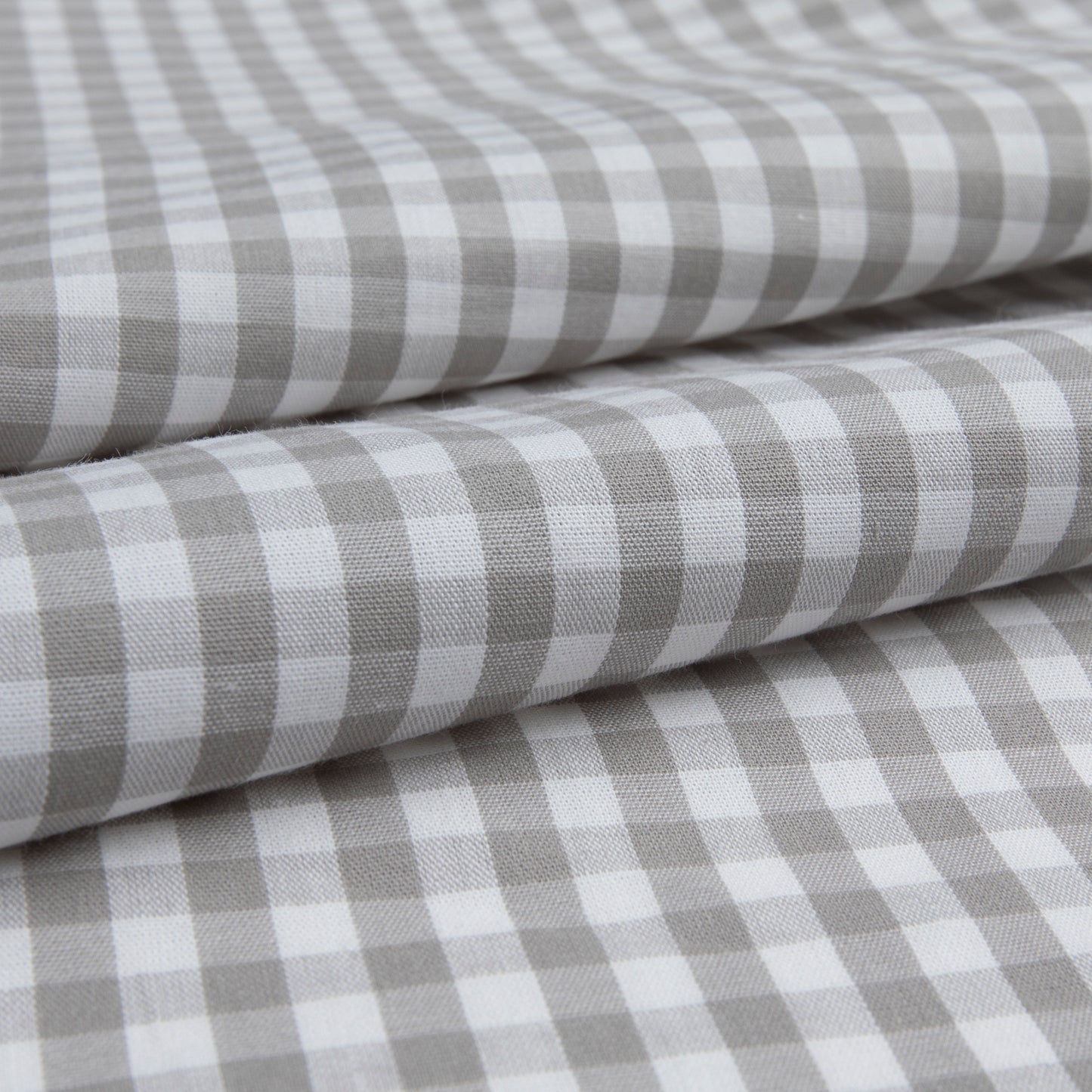 Cotton Vichy Stripe Cinza