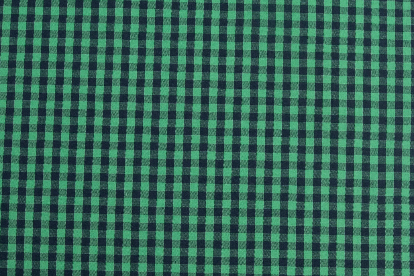 Cotton Vichy Stripe Verde Piscina