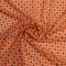 Chiffon Creponado Com Flocking  Tangerina