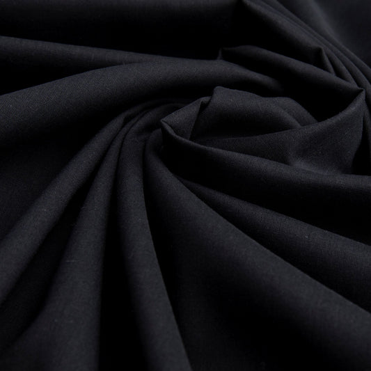 Cambraia De Algodao Preto