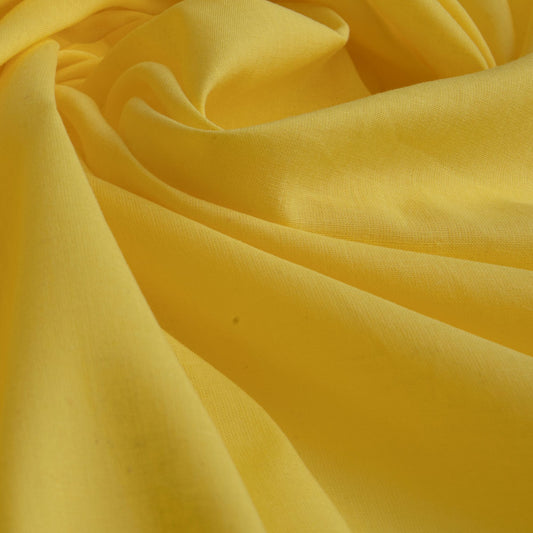 Cambraia De Algodão Amarelo