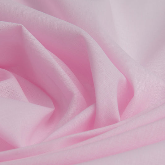 Cambraia De Algodão Rosa Bebê