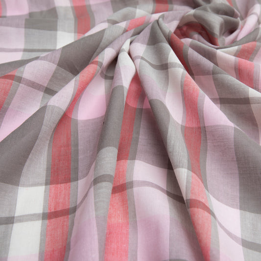 Camisaria Xadrez Fio Tinto Des 10 Cinza