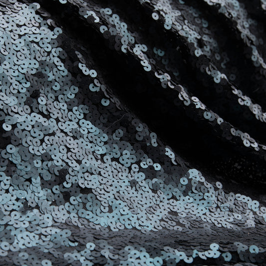 Paetê Mescla Craquelado Azul Petróleo