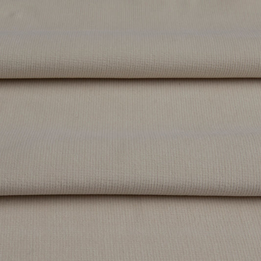 Veludo Cotelê  Fino Com Elastano  Manteiga Marfim