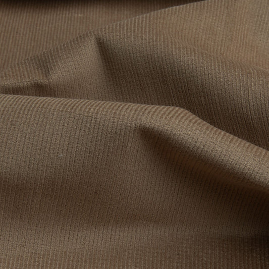 Veludo Cotelê Fino Com Elastano Cáqui