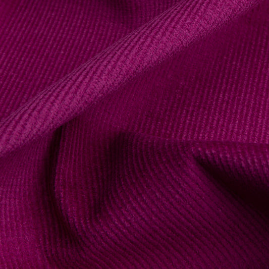 Veludo Cotelê Fino Com Elastano Fúcsia