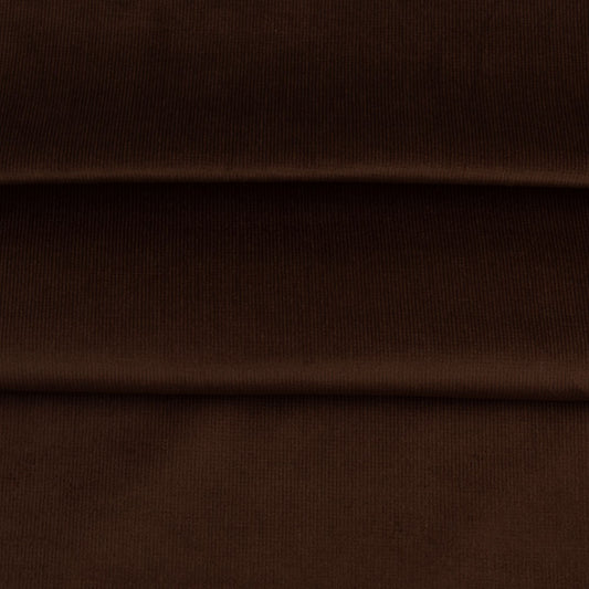 Veludo Cotelê  Fino Com Elastano  Chocolate