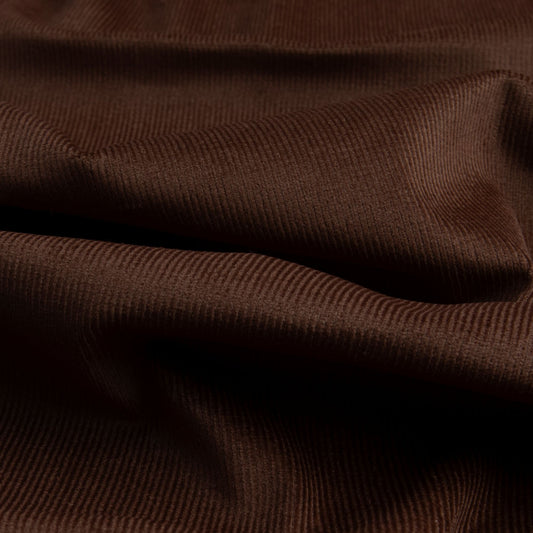 Veludo Cotelê  Fino Com Elastano  Chocolate