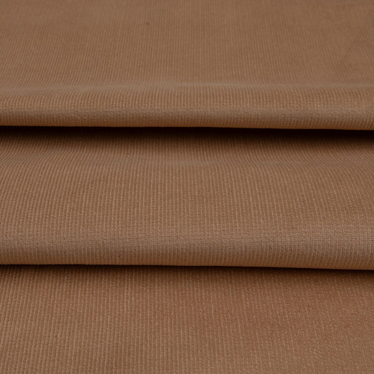 Veludo Cotelê  Fino Com Elastano  Caramelo