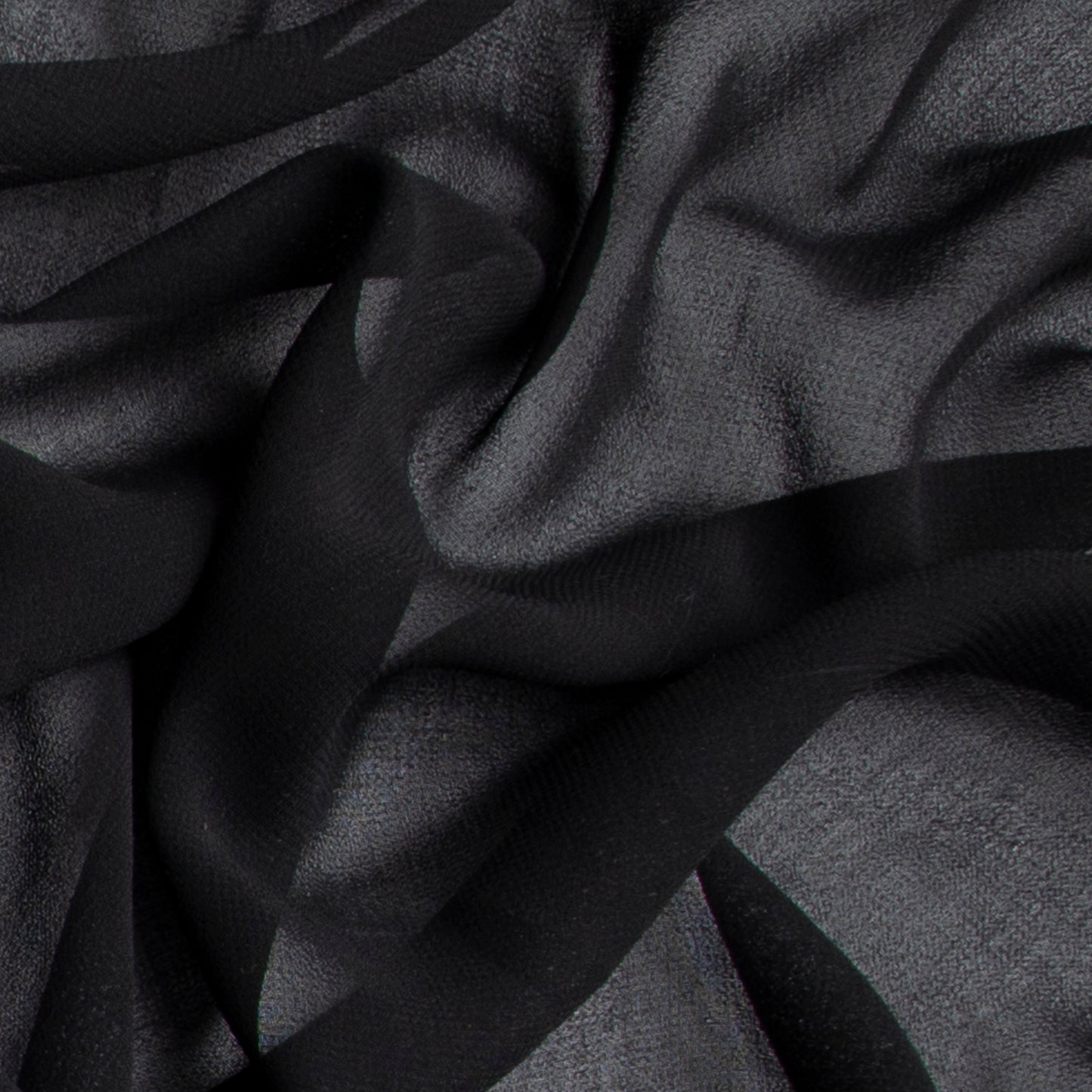 Chiffon Toque De Seda Preto