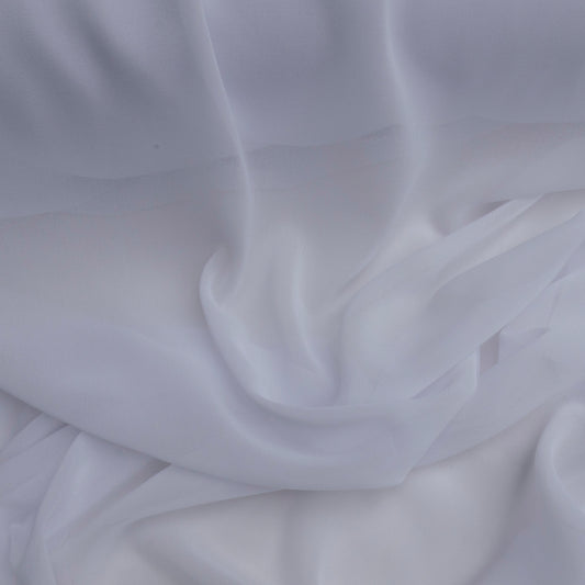 Chiffon Toque De Seda  Branco