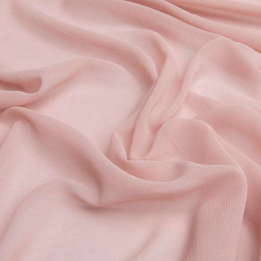 Chiffon Toque De Seda  Rose Claro