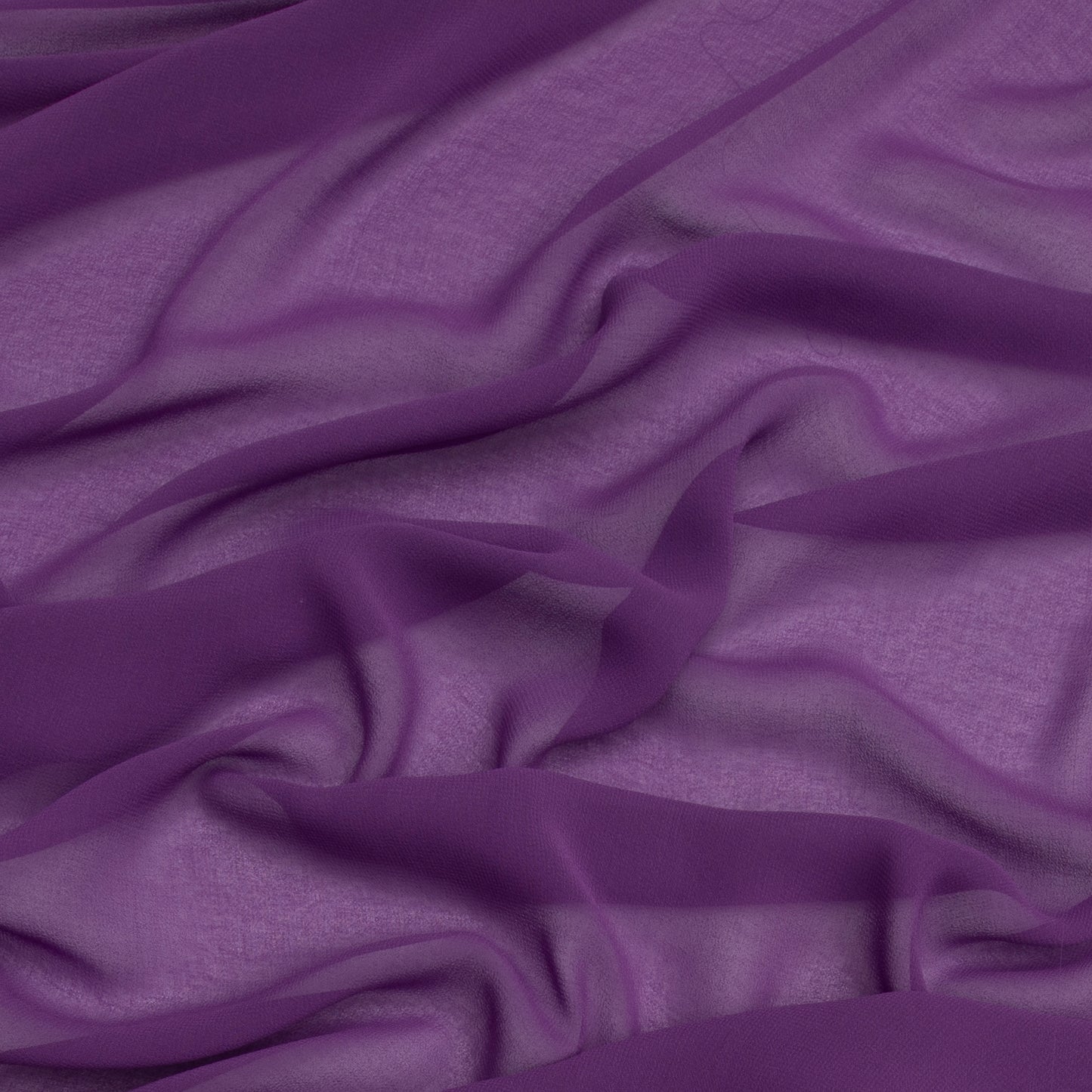 Chiffon Toque De Seda Uva
