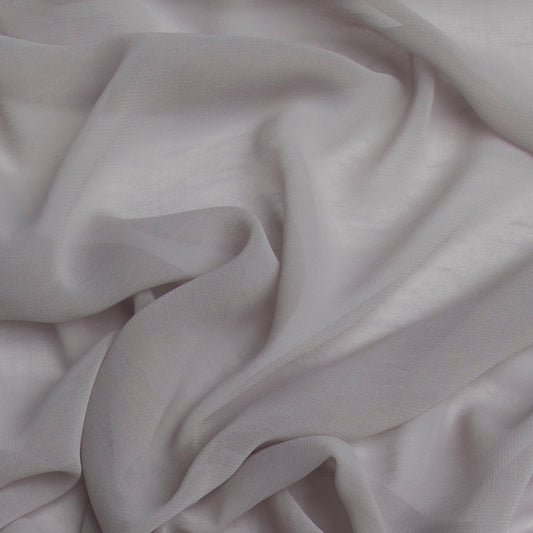 Chiffon Toque De Seda  Cinza