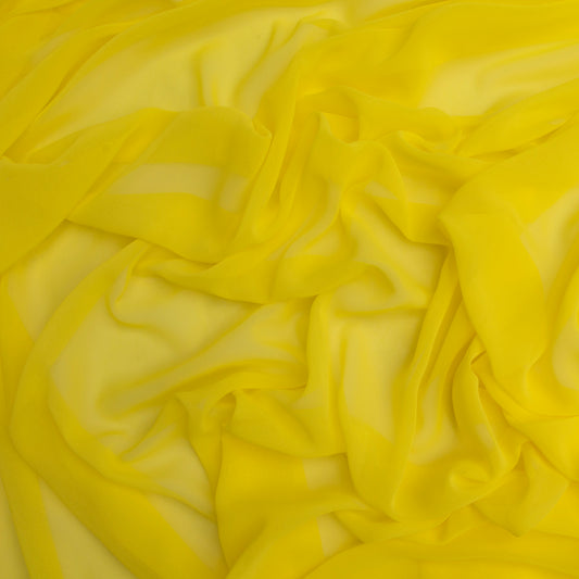 Chiffon Toque De Seda  Amarelo