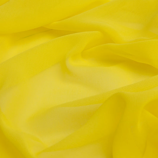 Chiffon Toque De Seda  Amarelo