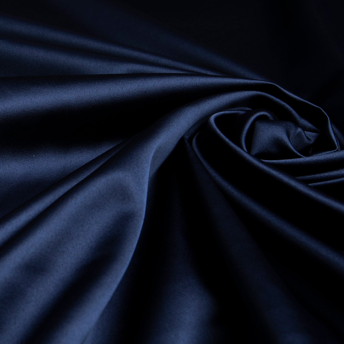 Chiffon Toque De Seda Azul Marinho