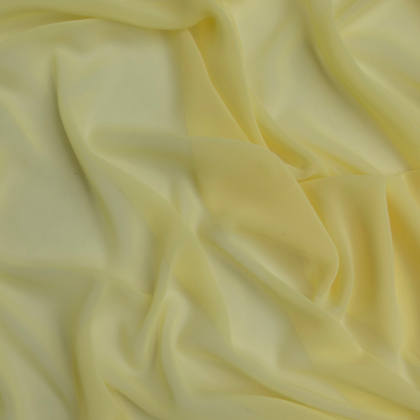 Chiffon Toque De Seda Amarelo Claro