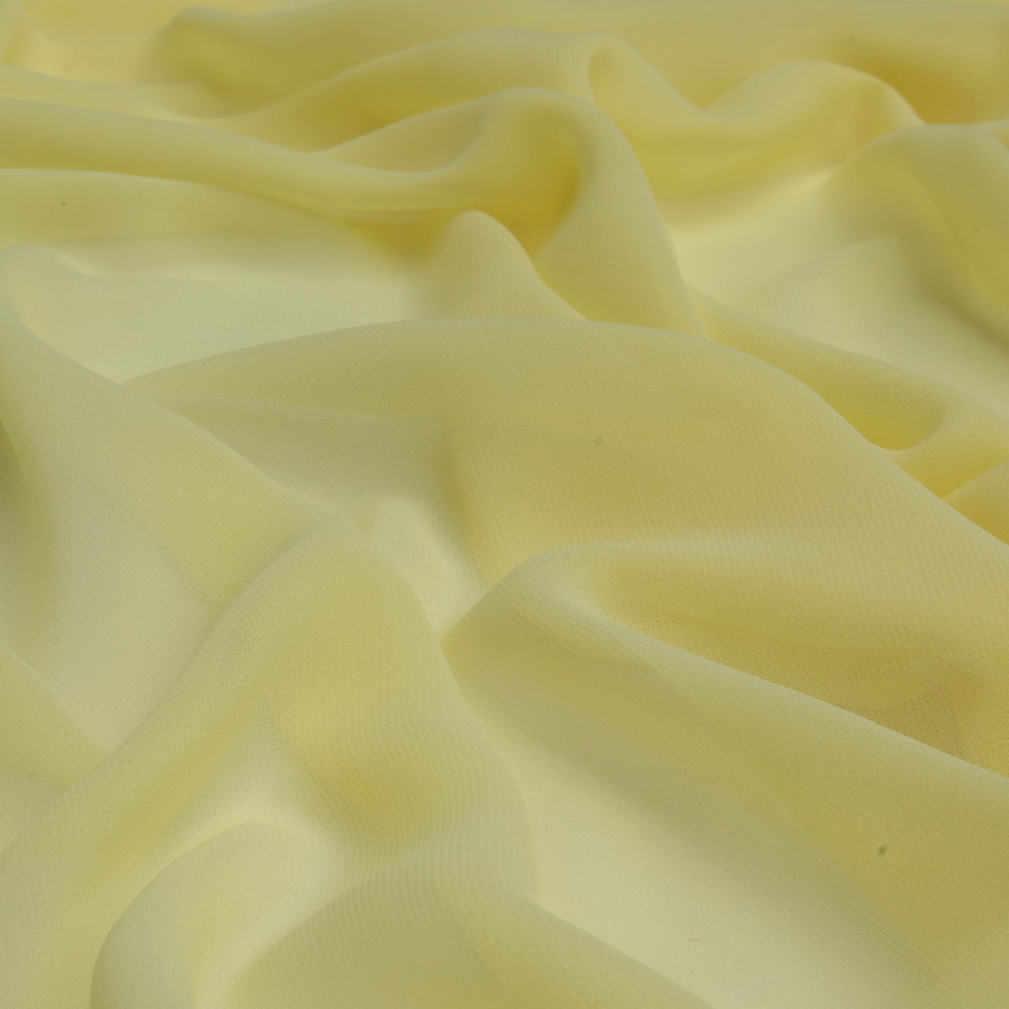 Chiffon Toque De Seda Amarelo Claro