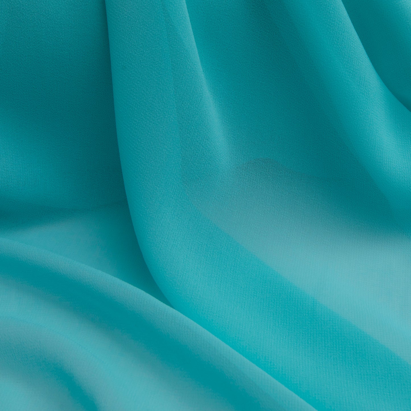 Chiffon Toque De Seda Azul Piscina