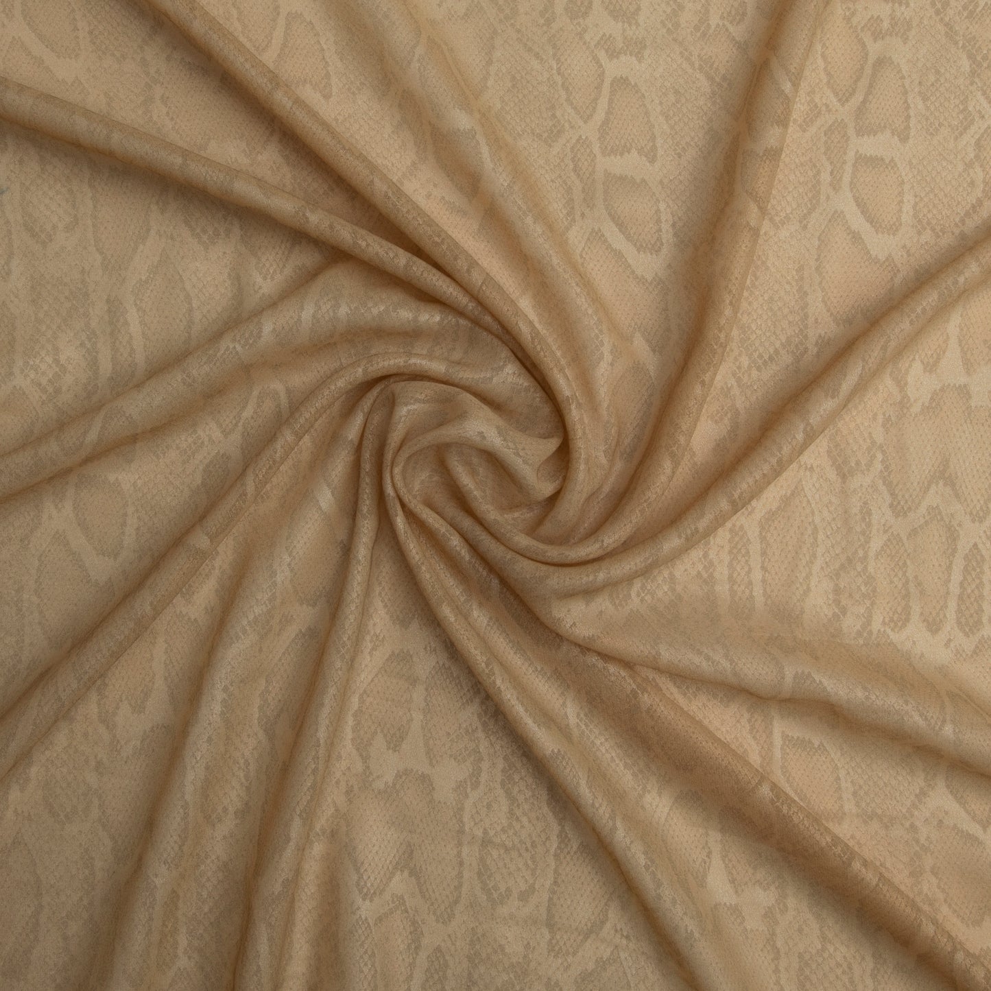 Chifon Foil Bicho Dourado