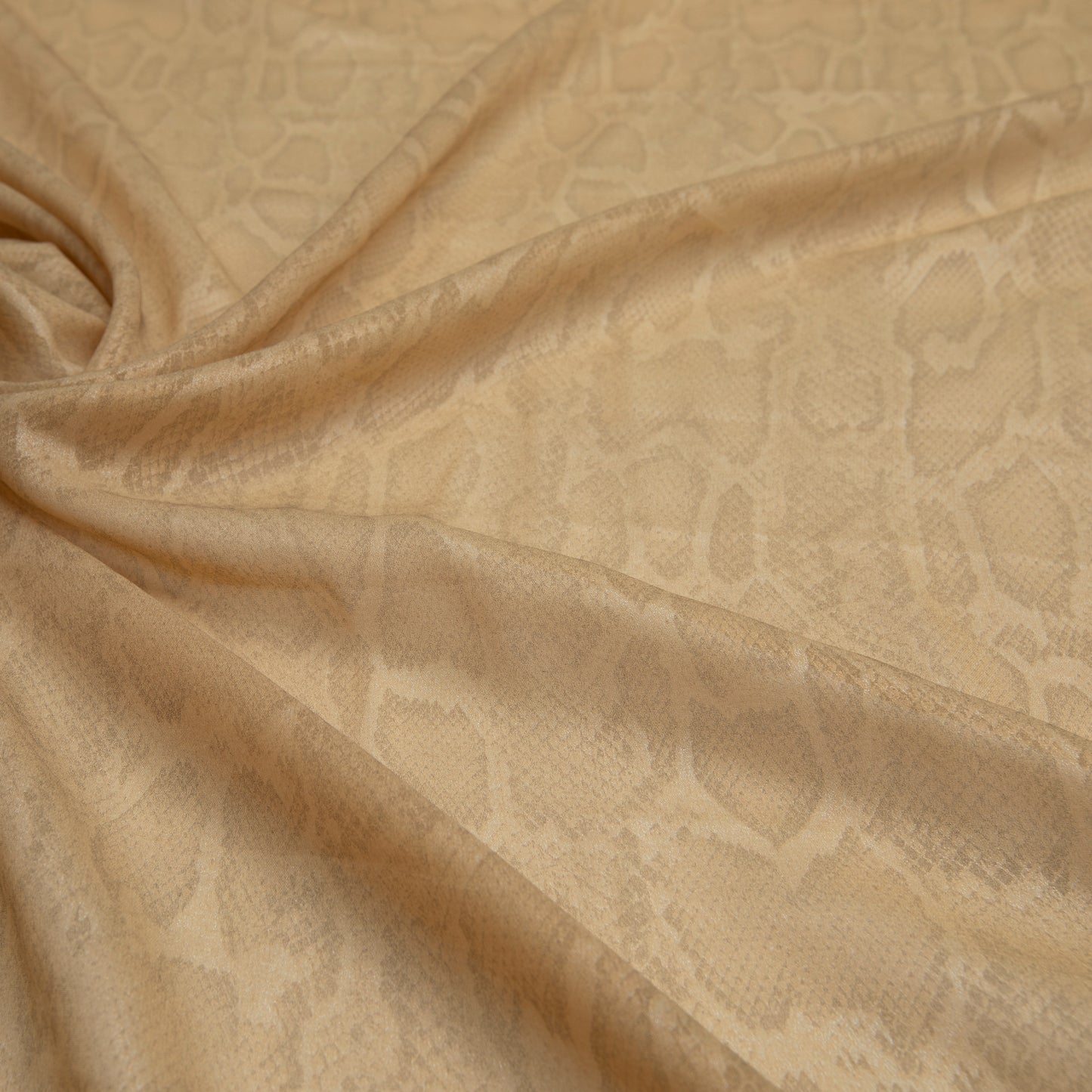 Chifon Foil Bicho Dourado