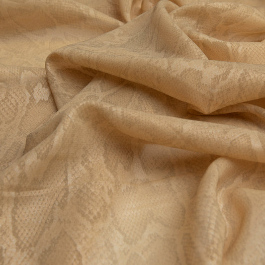 Chifon Foil Bicho Dourado