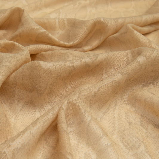 Chifon Foil Bicho Dourado