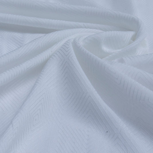 Viscose Maquinetada Off White