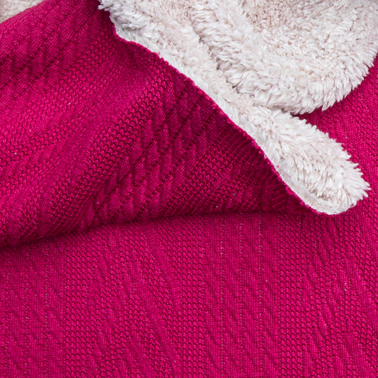 Tricô Com Pele Pink