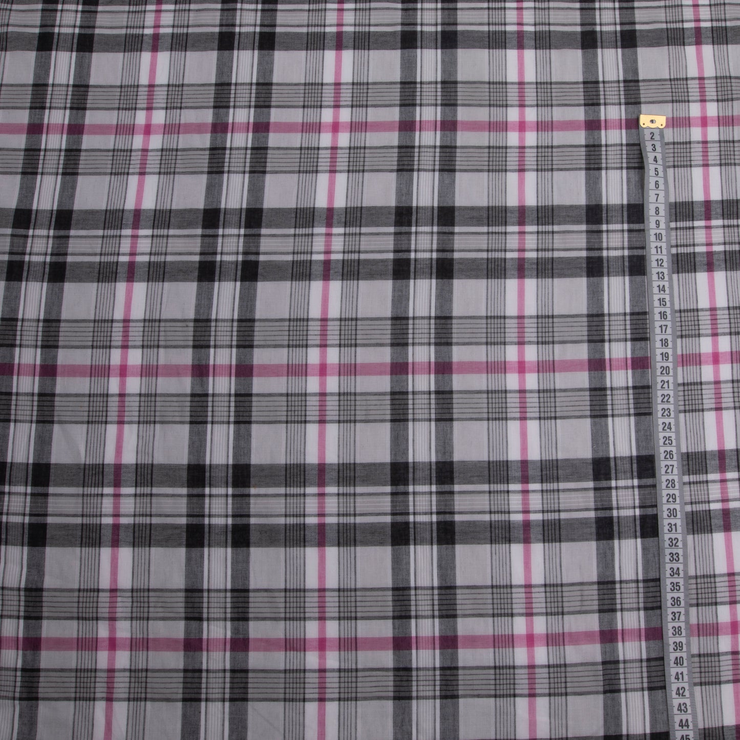 Camisaria Xadrez Fio Tinto Des 09 Preto