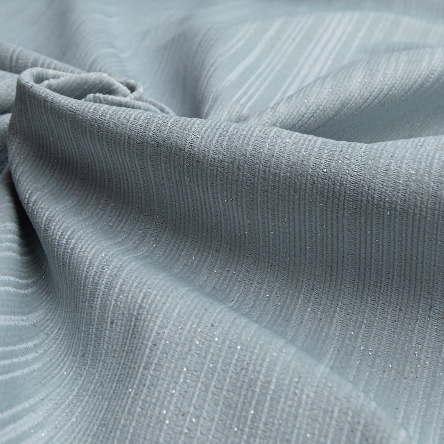 Veludo Com Lurex Aquamarine