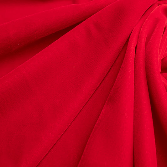Veludo Liso Alemão Vermelho