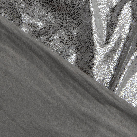 Suede Metálico Prata