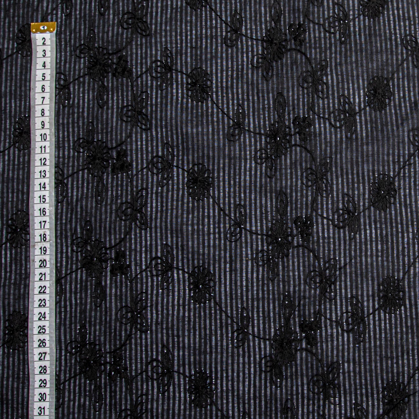Algodão Bordado Breeze Preto