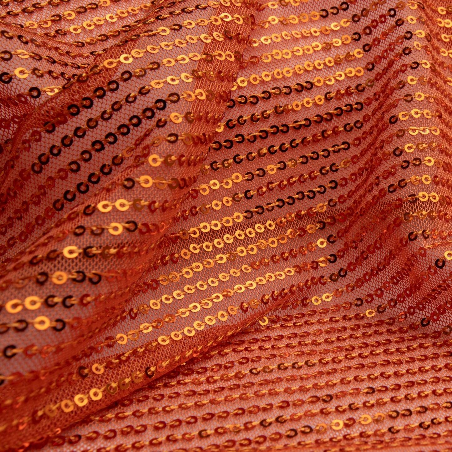 Tule Paetê Des. 2 Laranja