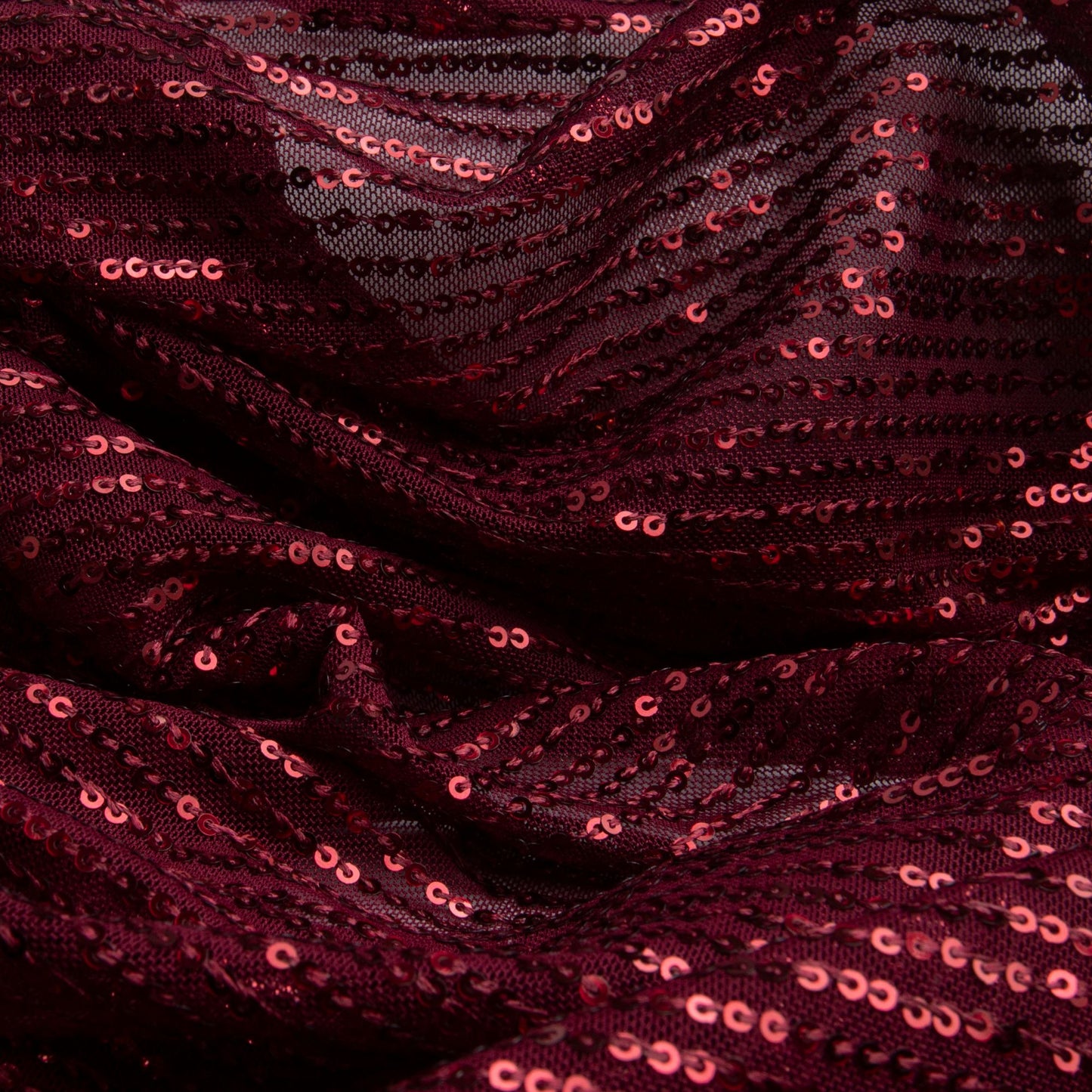 Tule Paetê Des. 2 Bordô