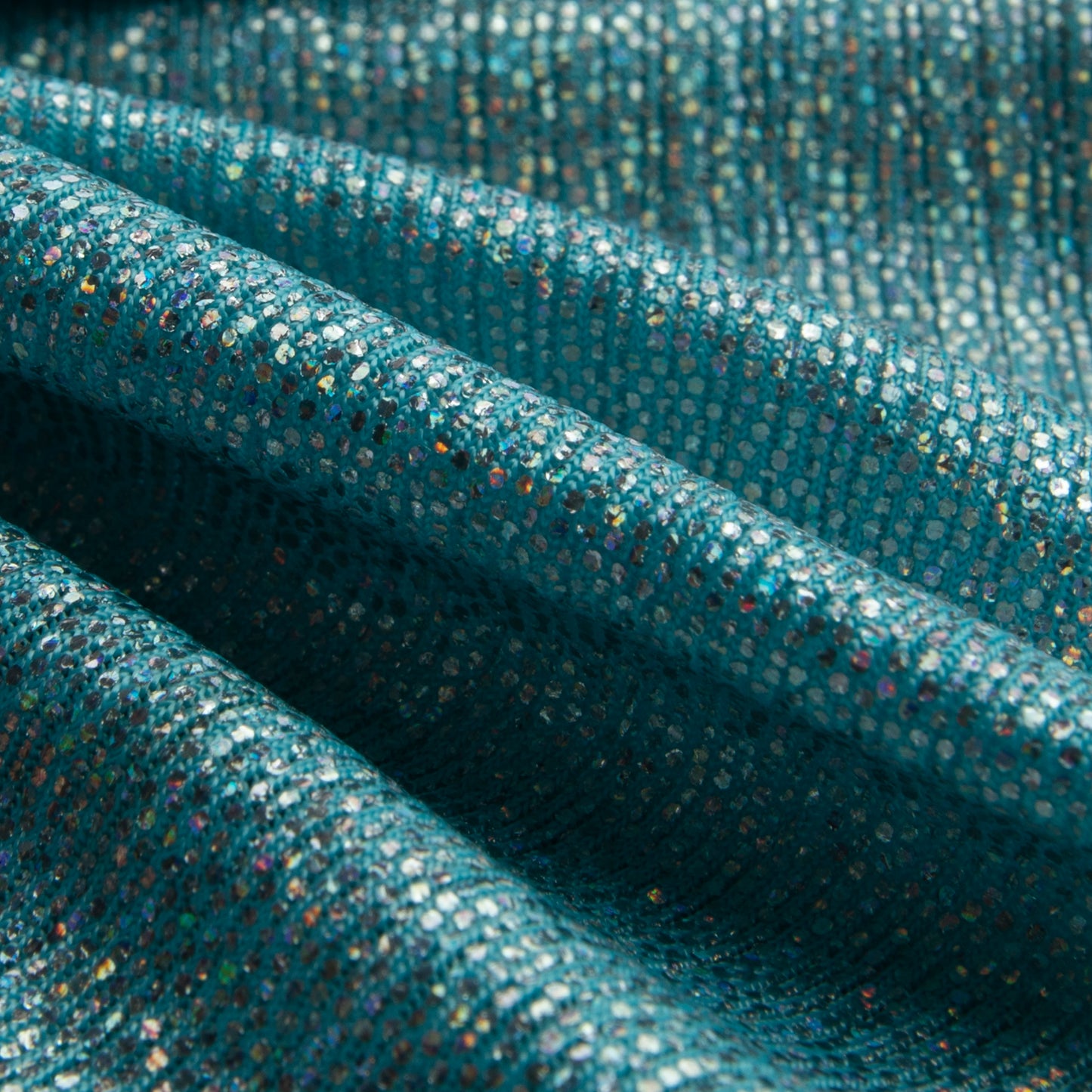 Malha Foil Azul Bebê