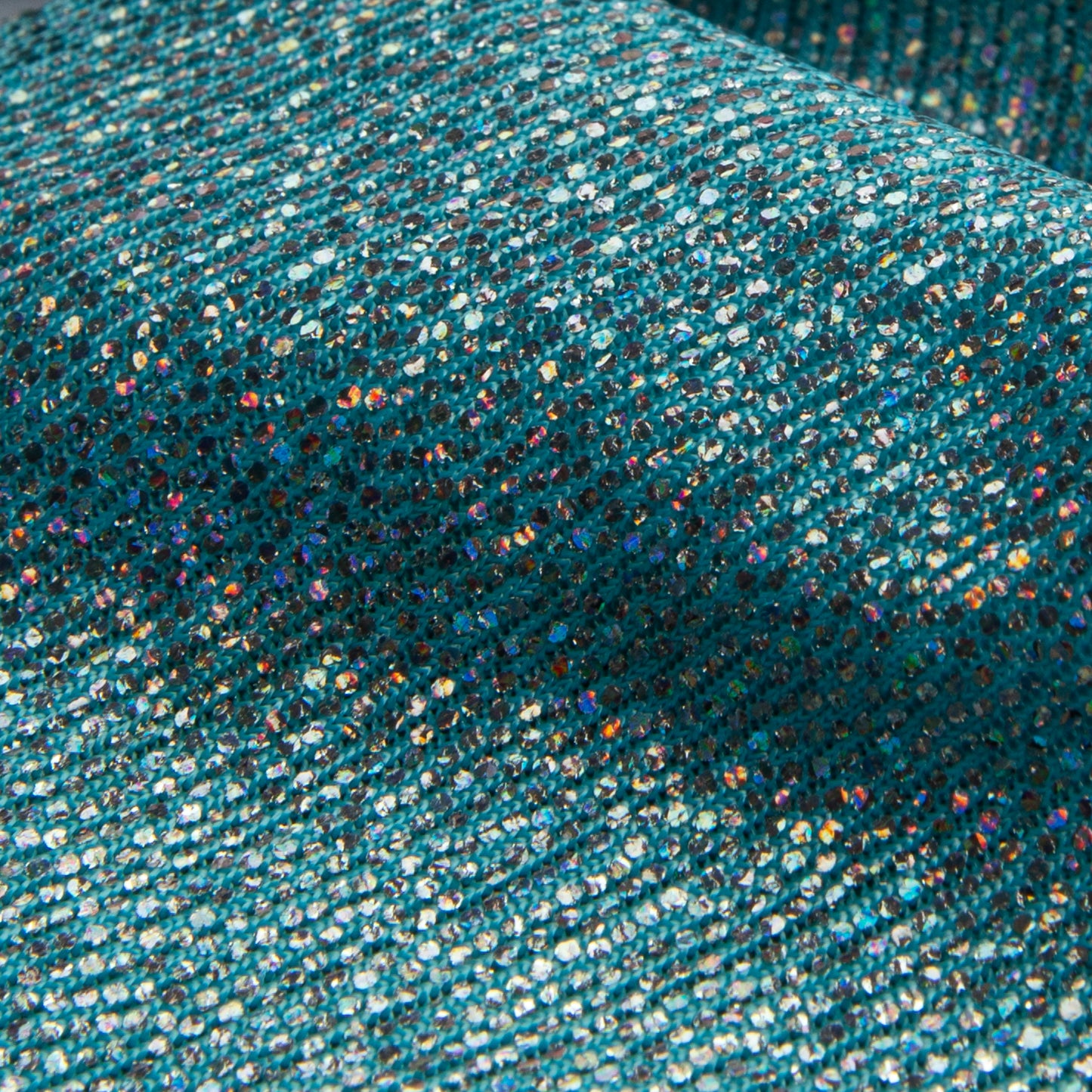 Malha Foil Azul Bebê