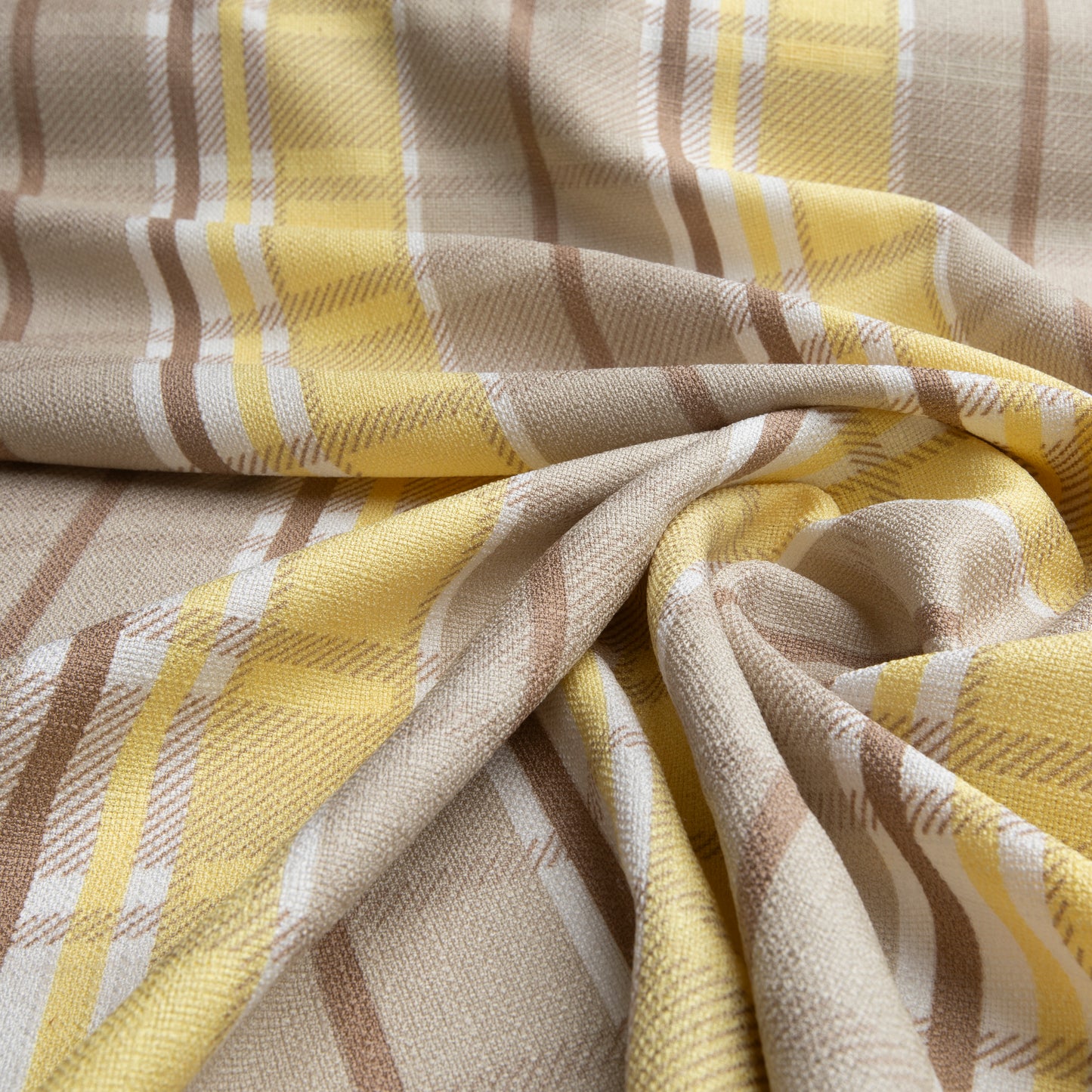 Linho Estampado Amarelo