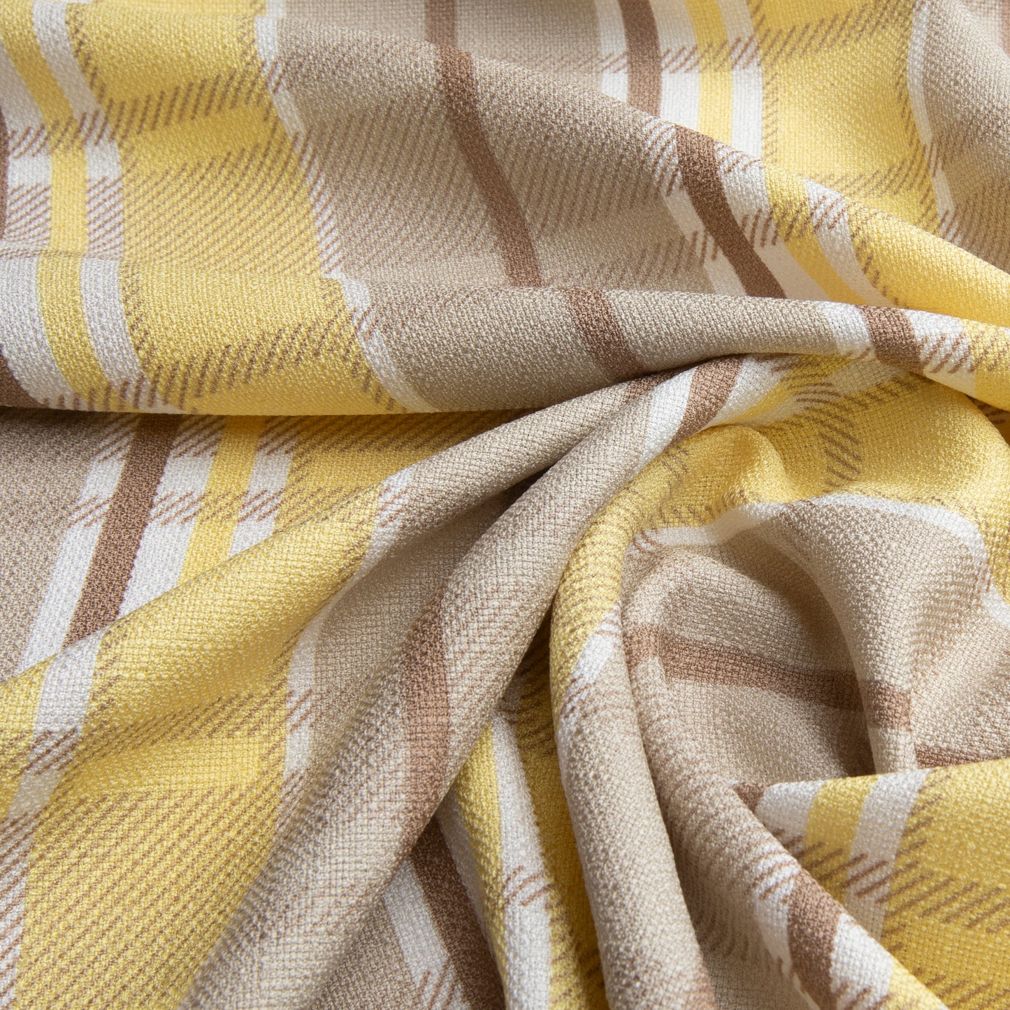 Linho Estampado Amarelo