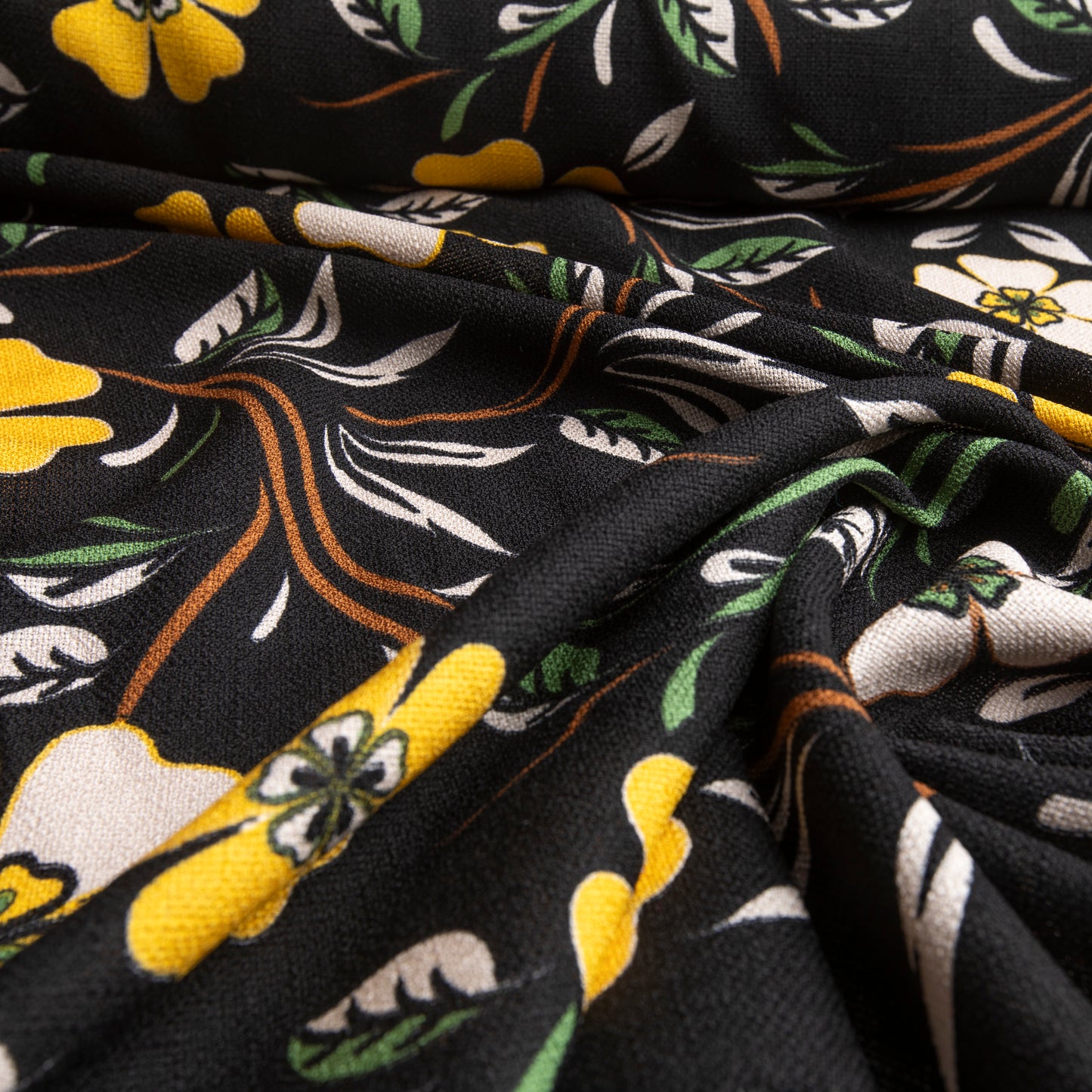 Linho Estampado Des 03 Amarelo