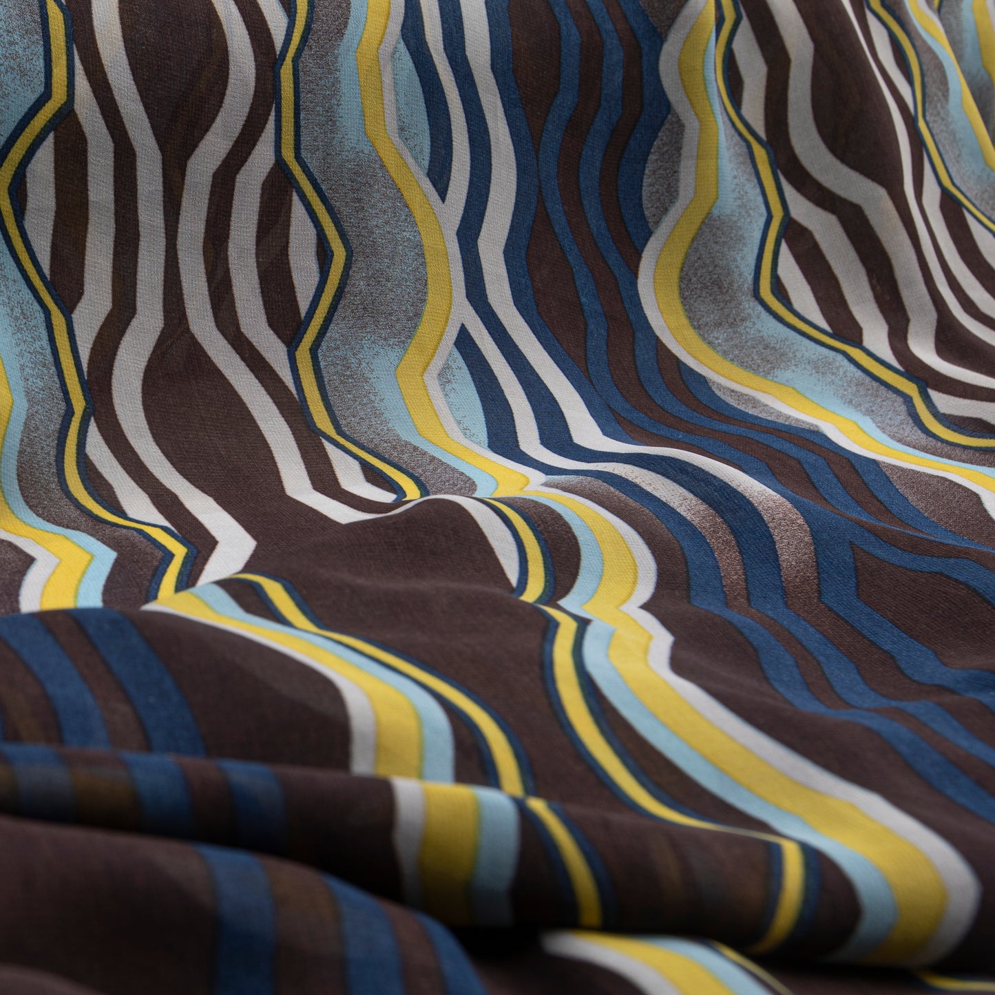 Chiffon Estampado Cor Única Des 18