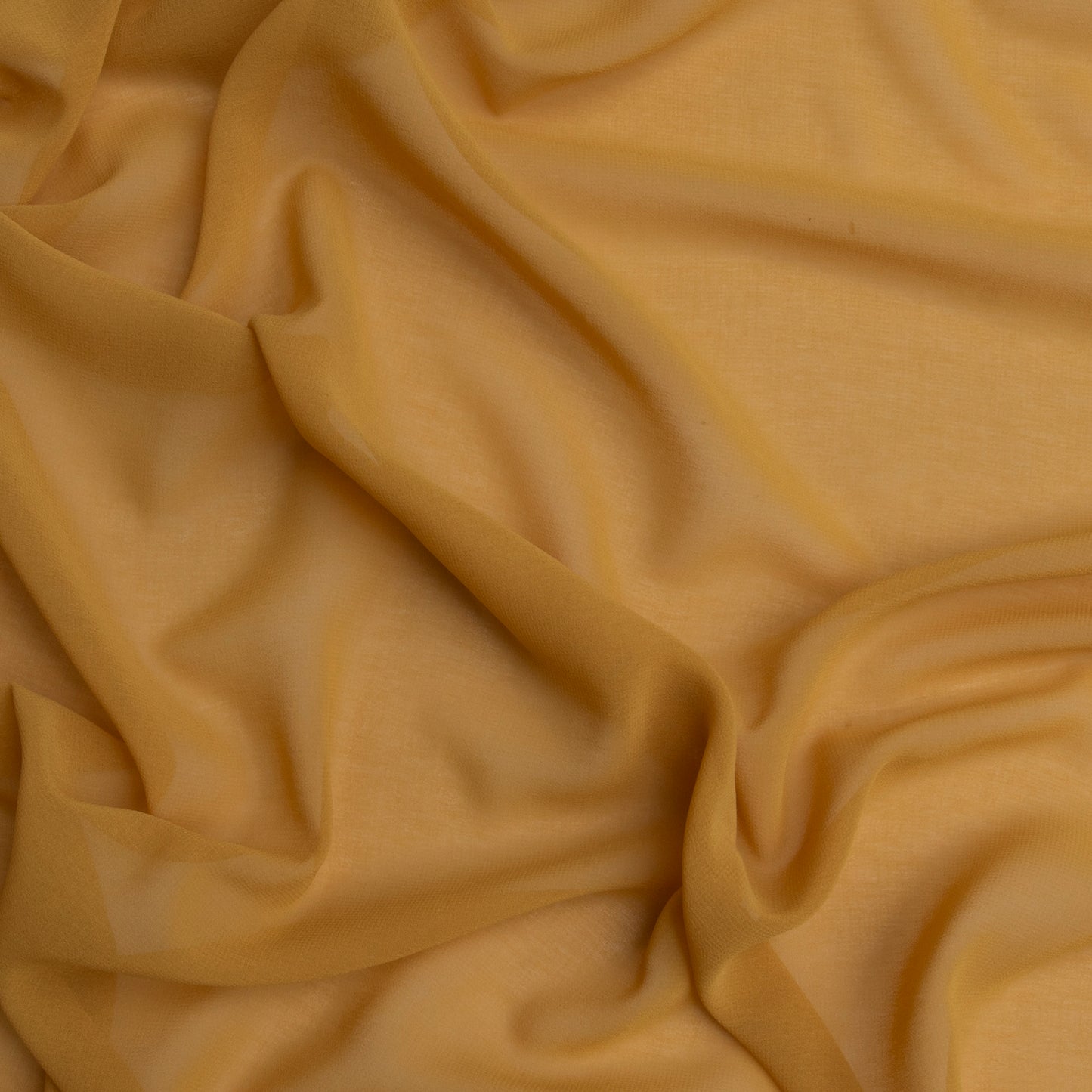 Chiffon Toque De Seda Mostarda