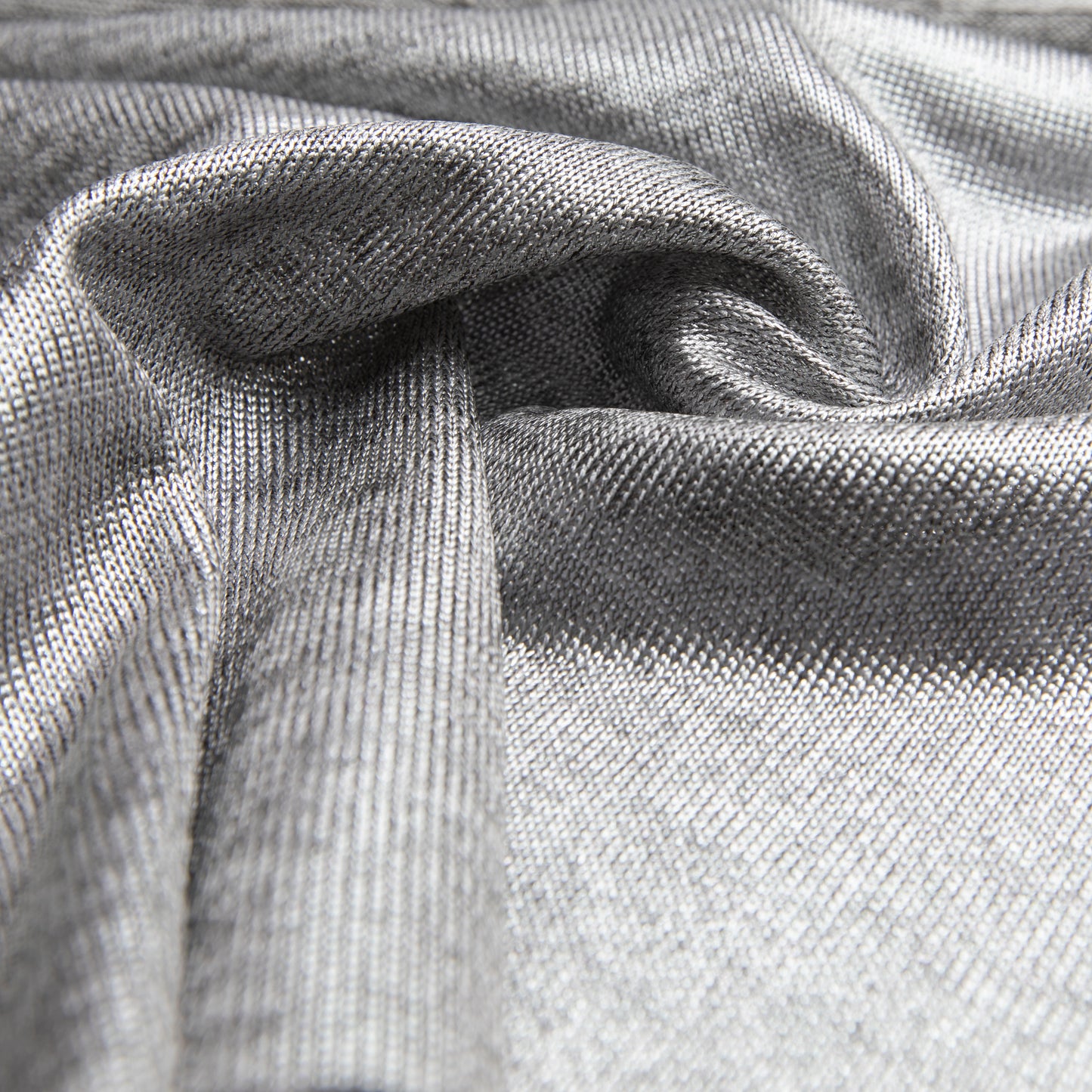 Malha Mescla Shine Prata